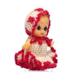 Alternative view of Vintage 1970s Japan Kewpie mini Sofubi figure 15