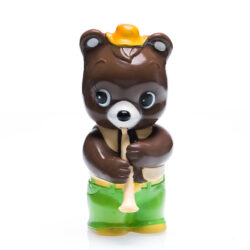 Alternative view of Vintage Japan 1970s Taku-chan Clarinetist Sofubi figure
