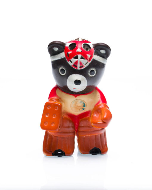 Vintage Japan 1970s Taku-chan Hockey player Sofubi figure