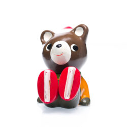 Alternative view of Vintage Japan 1970s Taku-chan Winter Olympic Sofubi figure 02