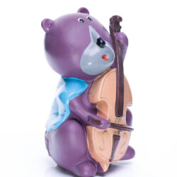 Alternative view of Vintage 1970s Japan Canzone Laboratory - BEAR Musical instrument Sofubi toy