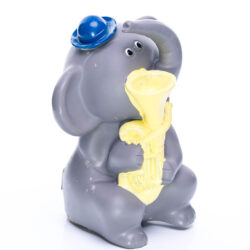 Alternative view of Vintage 1970s Japan Canzone Laboratory - ELEPHANT Musical instrument Sofubi toy