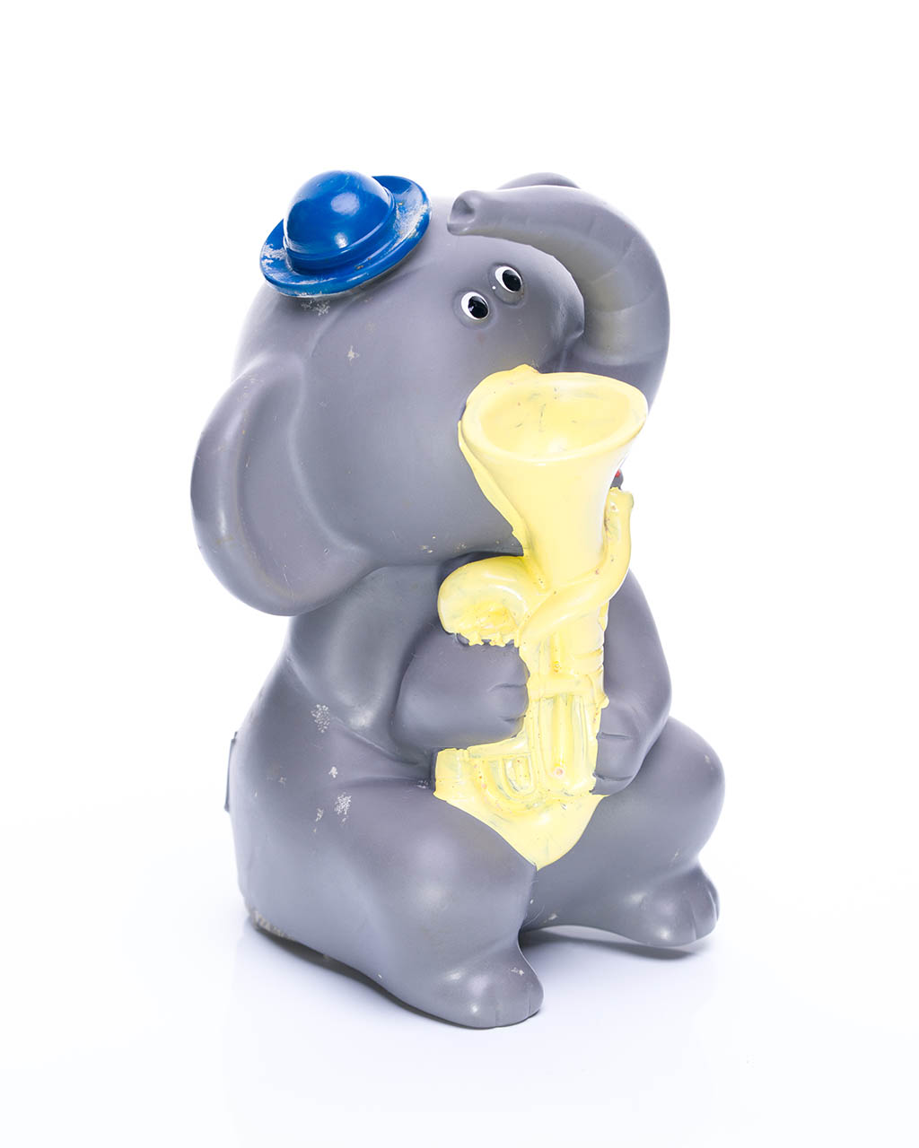 Vintage 1970s Japan Canzone Laboratory - ELEPHANT Musical instrument Sofubi toy - Image 2