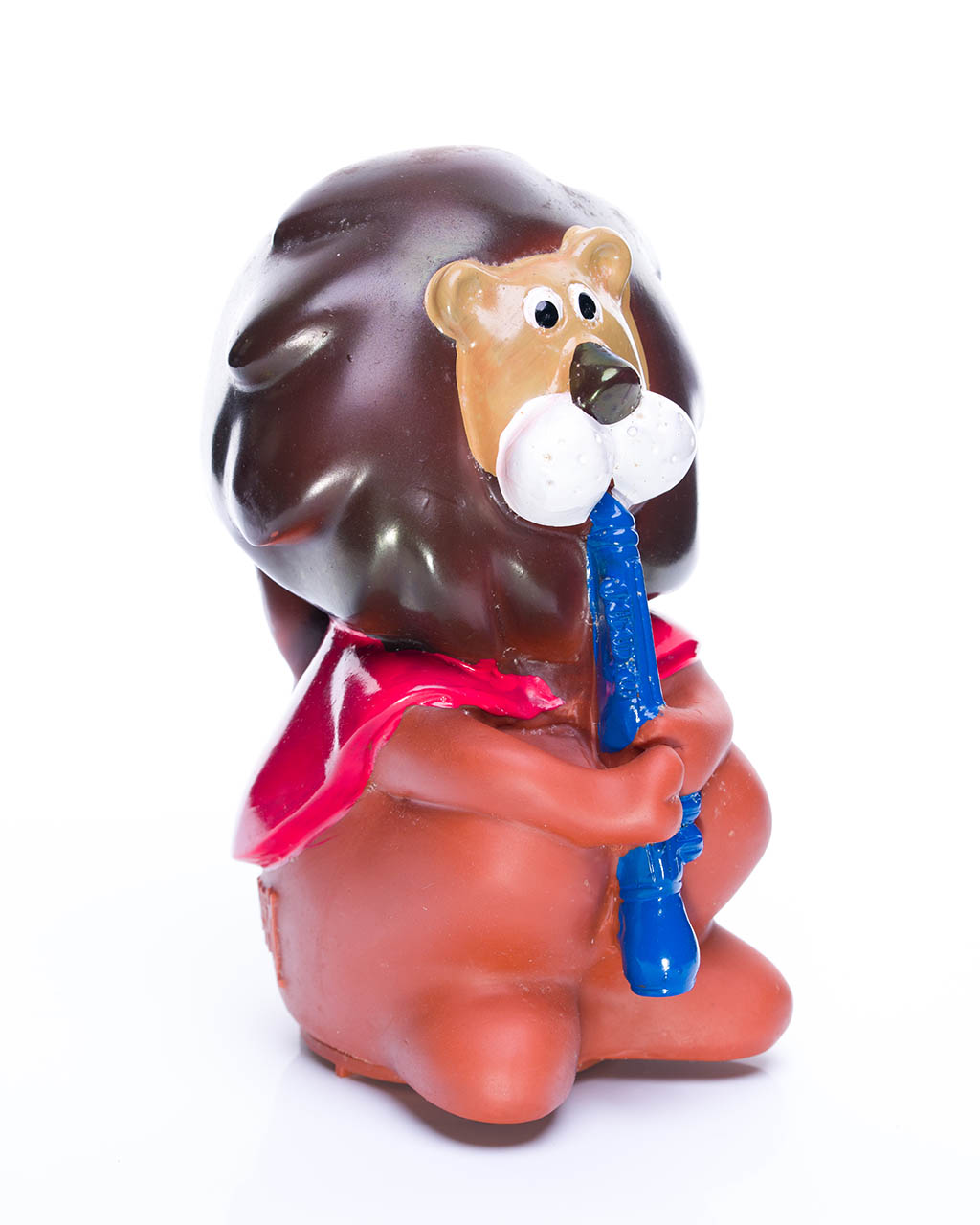 Vintage 1970s Japan Canzone Laboratory - LION Musical instrument Sofubi toy - Image 2