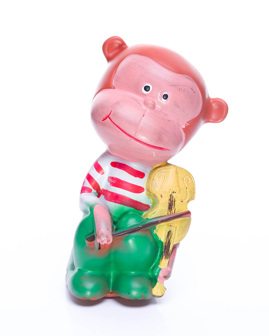 Vintage 1970s Japan Canzone Laboratory - Monkey Musical instrument Sofubi toy