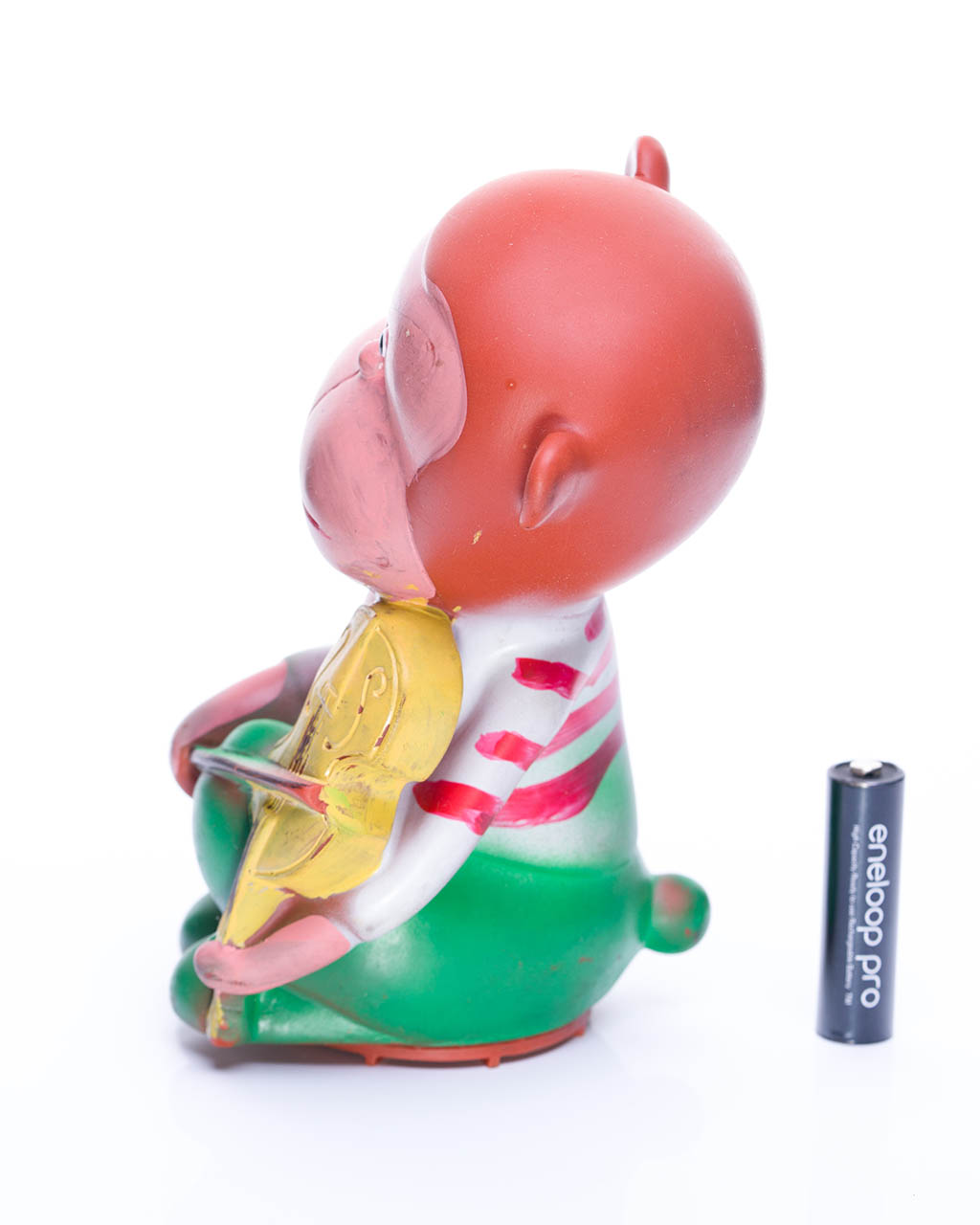 Vintage 1970s Japan Canzone Laboratory - Monkey Musical instrument Sofubi toy - Image 3