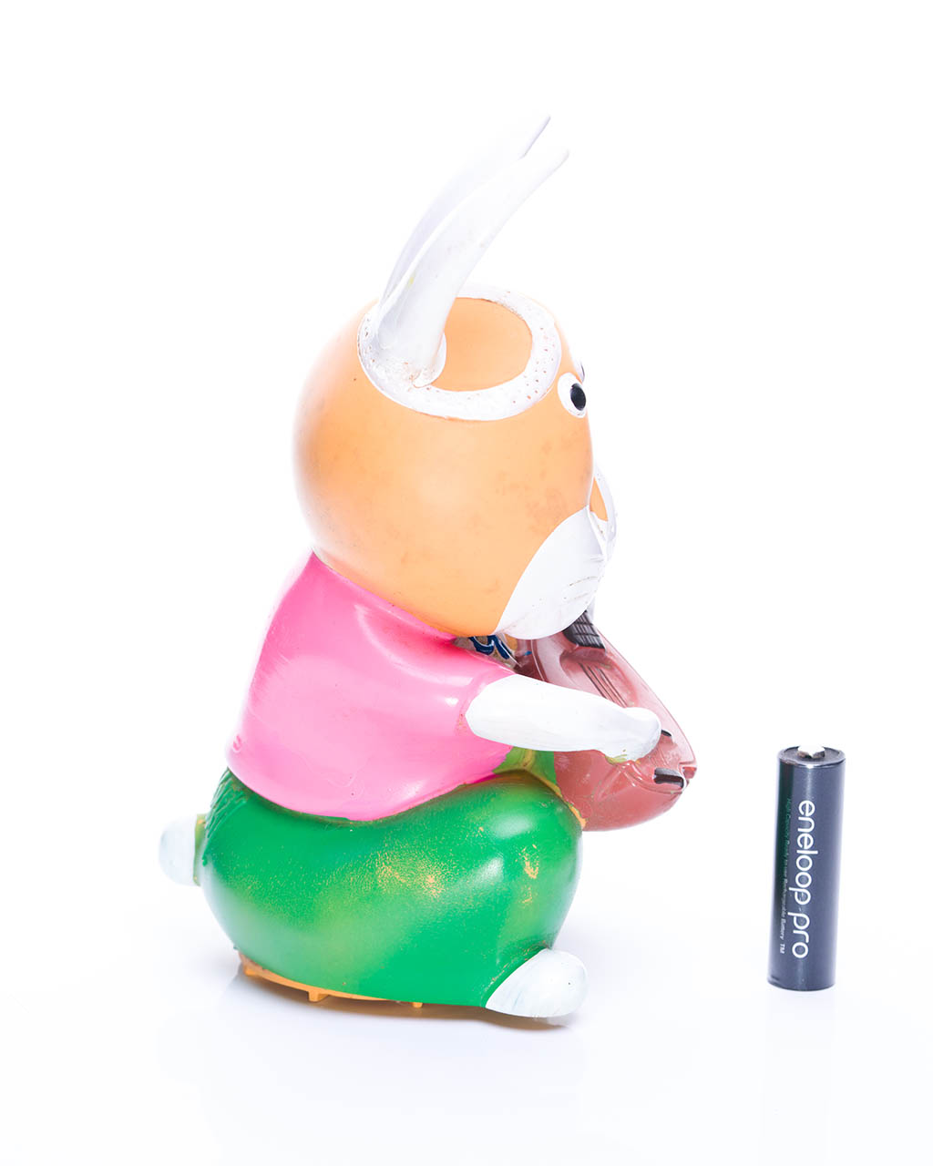 Vintage 1970s Japan Canzone Laboratory - RABBIT Musical instrument Sofubi toy - Image 3