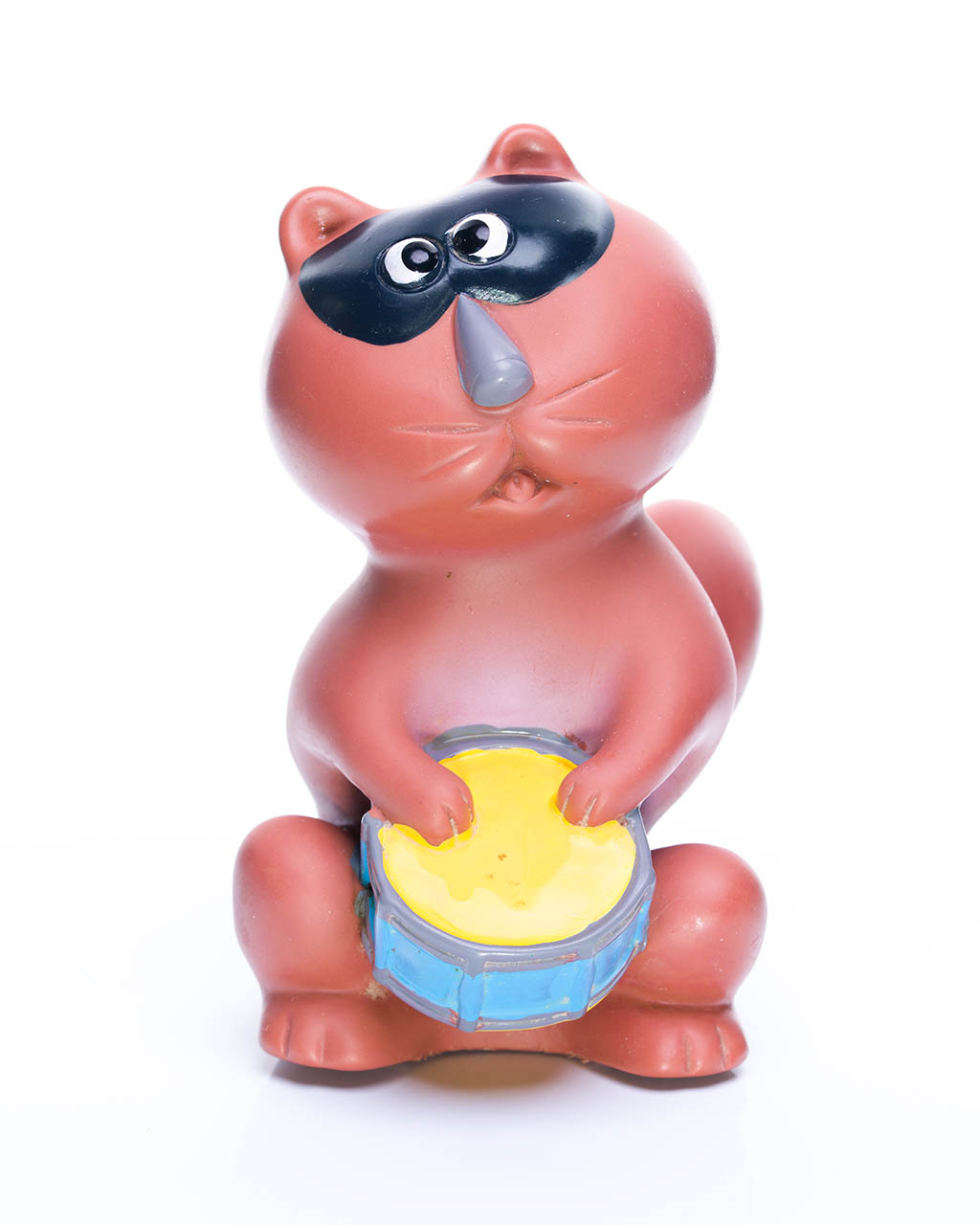Vintage 1970s Japan Canzone Laboratory - RACCOON Musical instrument Sofubi toy