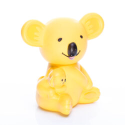 Alternative view of Vintage 1970s Japan Nomura Securities Koala Mascot 4.5” Sofubi
