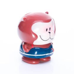 Alternative view of Vintage Japan Kyowa Bank 桃太郎 Momotaro Monkey coin bank figure