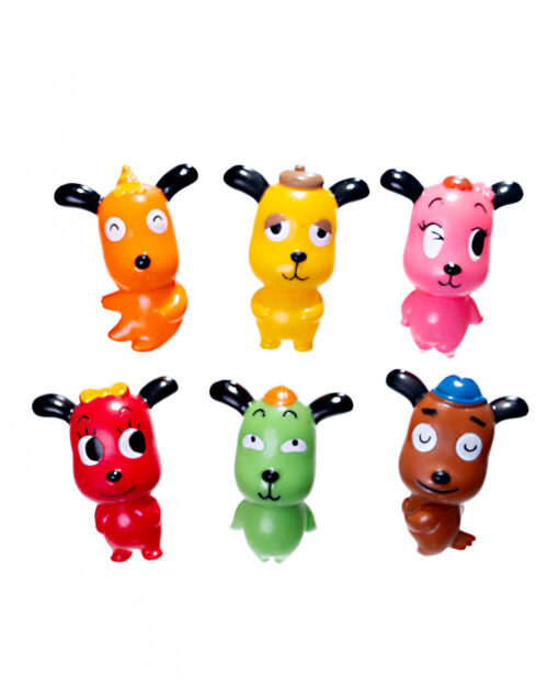 Bandai 1995 Meiji Marble Chocolate Mascot MARBLE DOG Sofubi mini figure