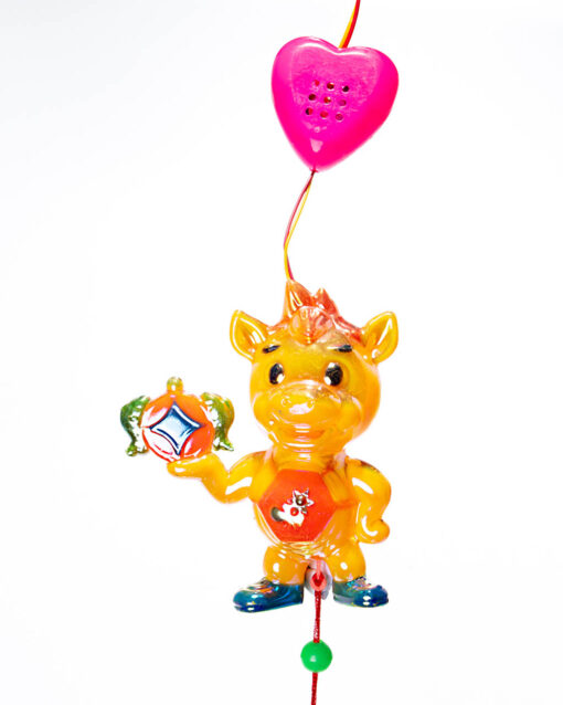 Made in China Bootleg Zodiac Ox Boy Character Rack Toy Lanterns figure