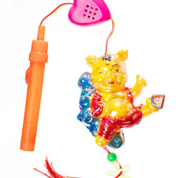 Alternative view of Made in China Bootleg Zodiac Pig Boy Character Rack Toy Lanterns figure